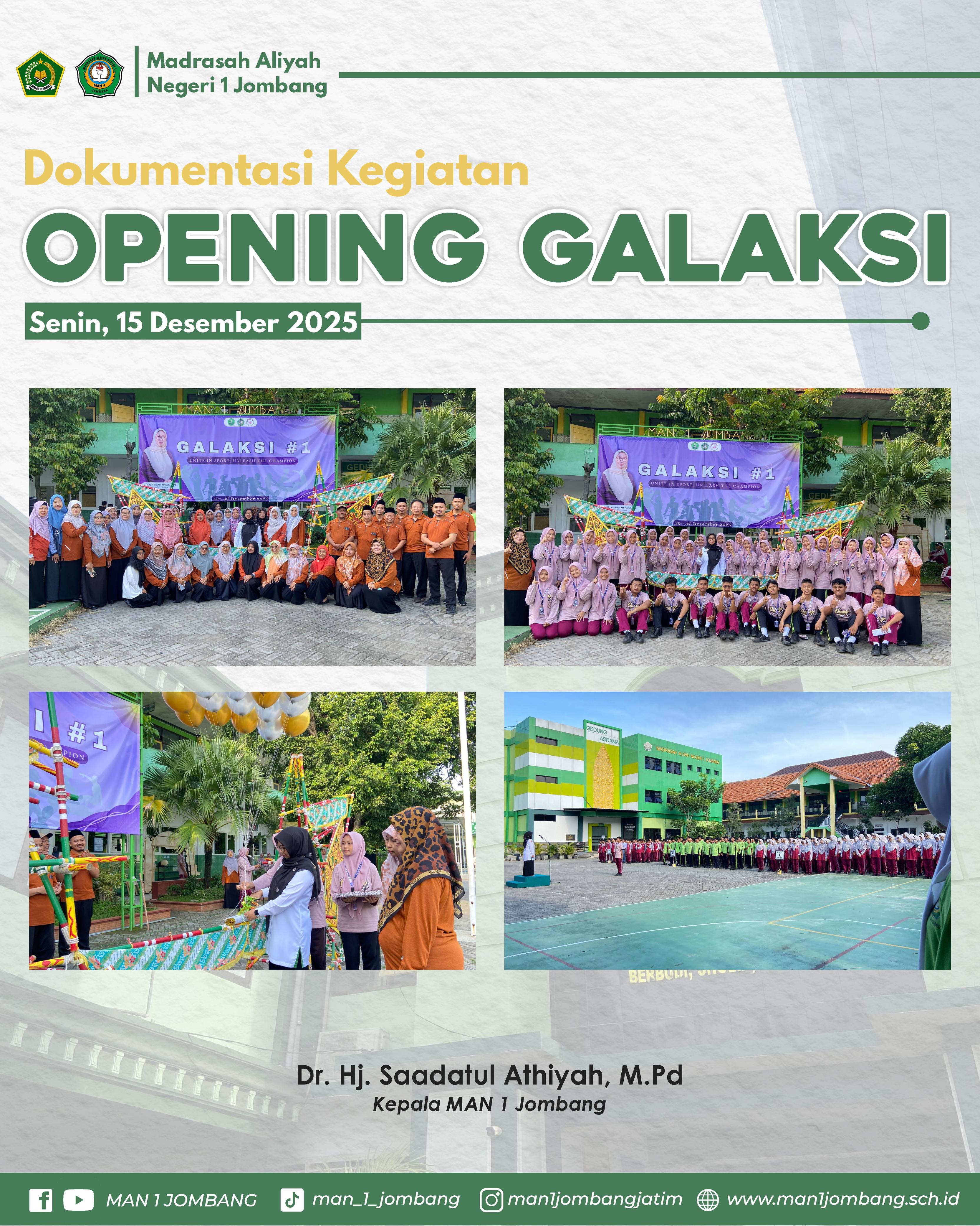 MAN 1 Jombang Resmi Buka GALAKSI #1 Semester Ganjil 2025/2026