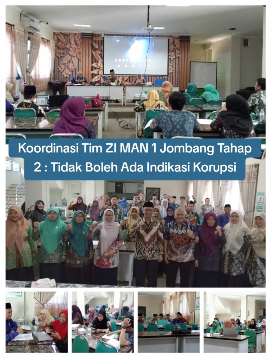 Koordinasi Tim Zona Integritas MAN 1 Jombang dengan Kemenag Jombang, Menuju WBK dan WBBM